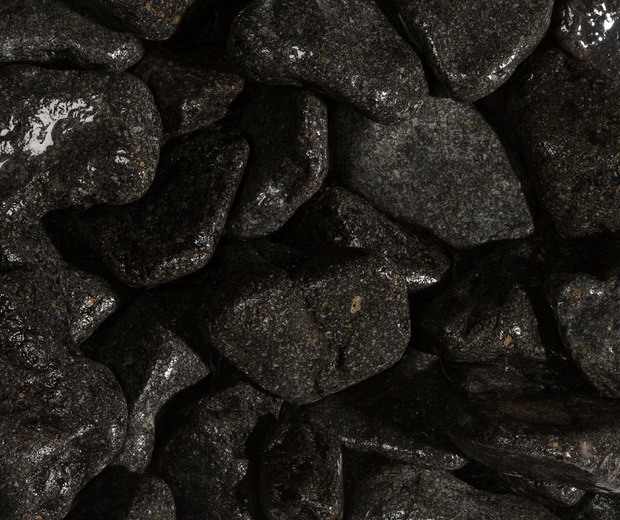 beach pebbles black 40/60 Sierstenen